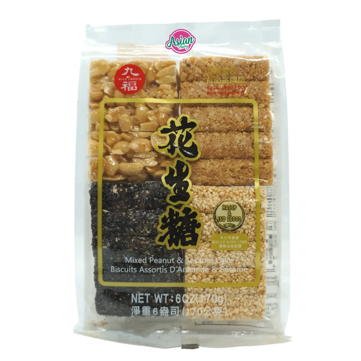 Nice Choice Mixed Peanut & Sesame Cake 170G 1