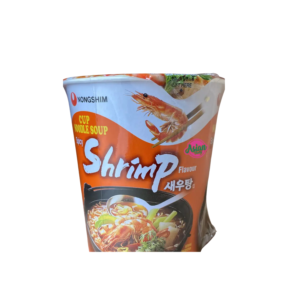 Nongshim Spicy Shrimp Noodle Cup (6 Pack) 402G 1
