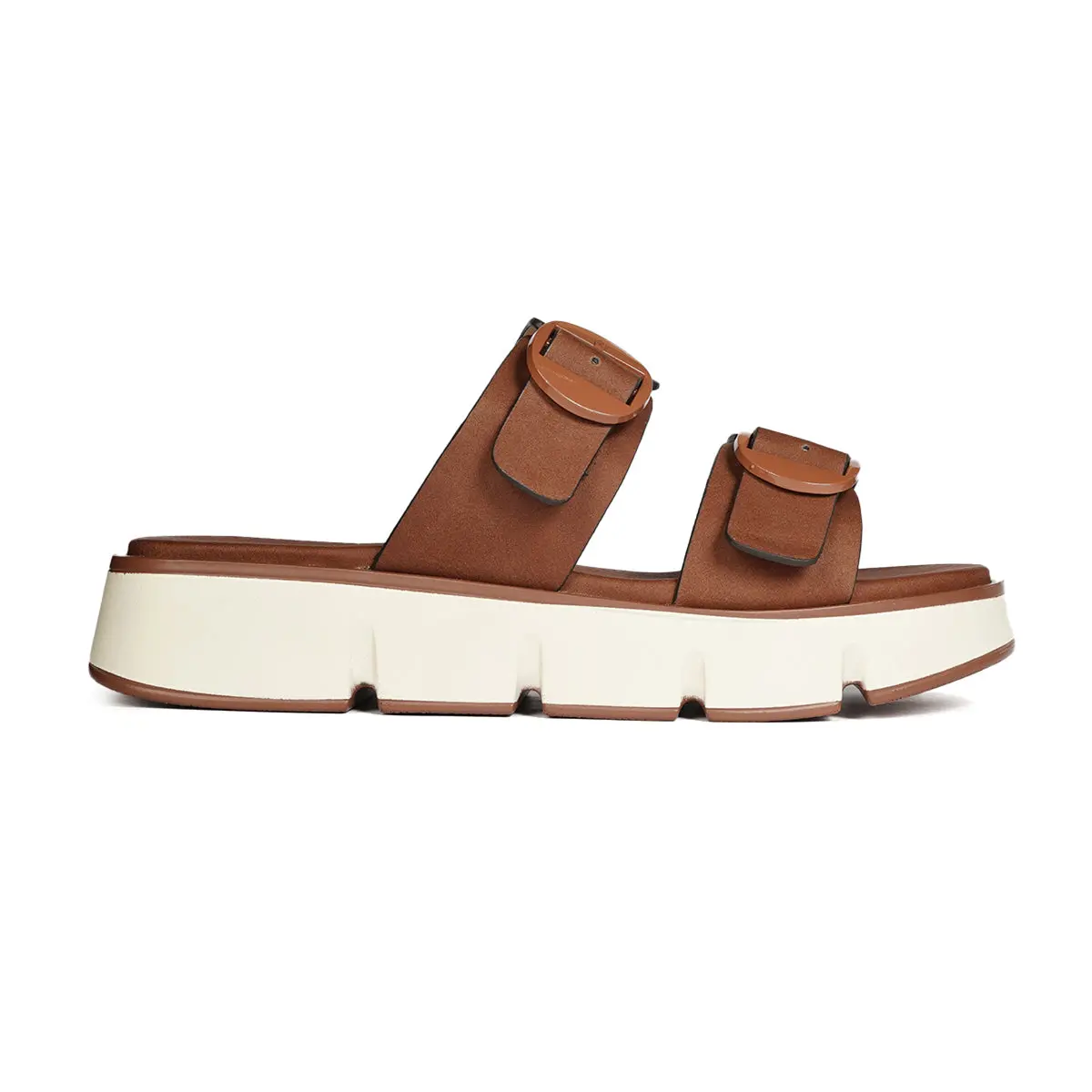Metal Buckle Half Qantas Slippers 1