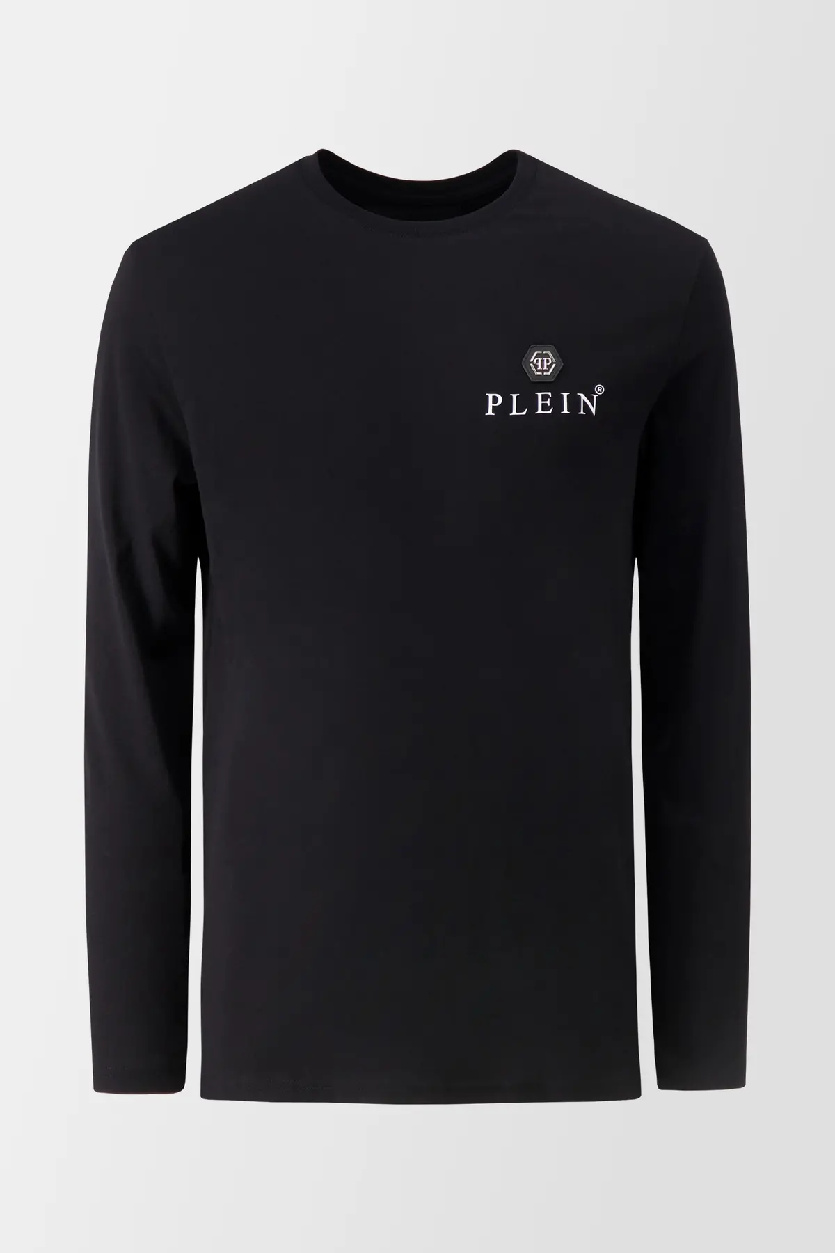 Philipp Plein Black Long Sleeve Iconic Plein T-Shirt 1