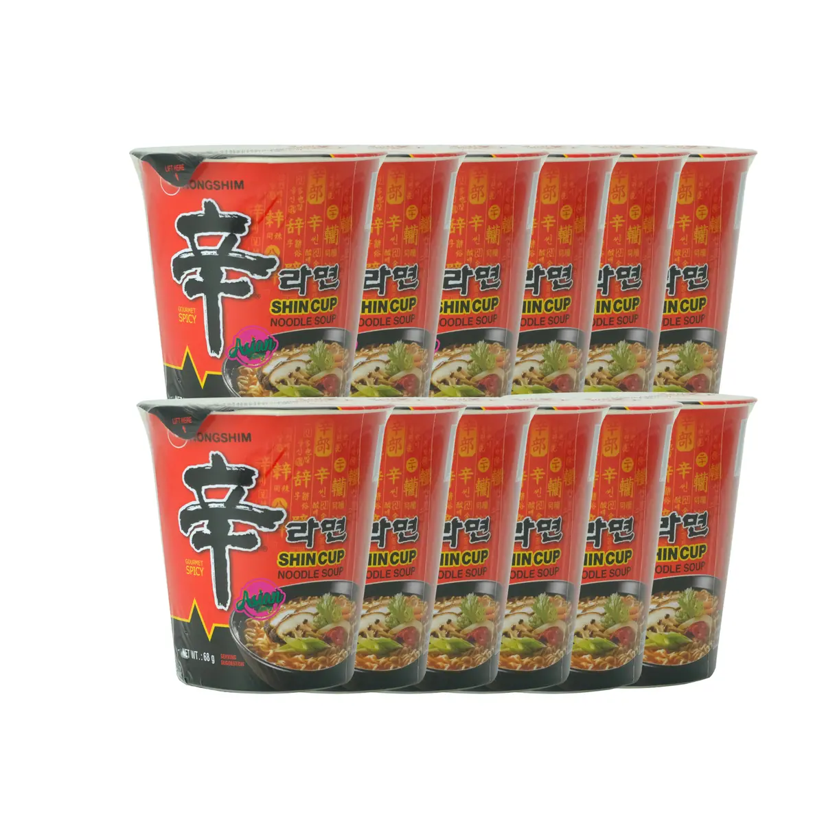 Nongshim Shin Cup Noodle Soup 68G 2