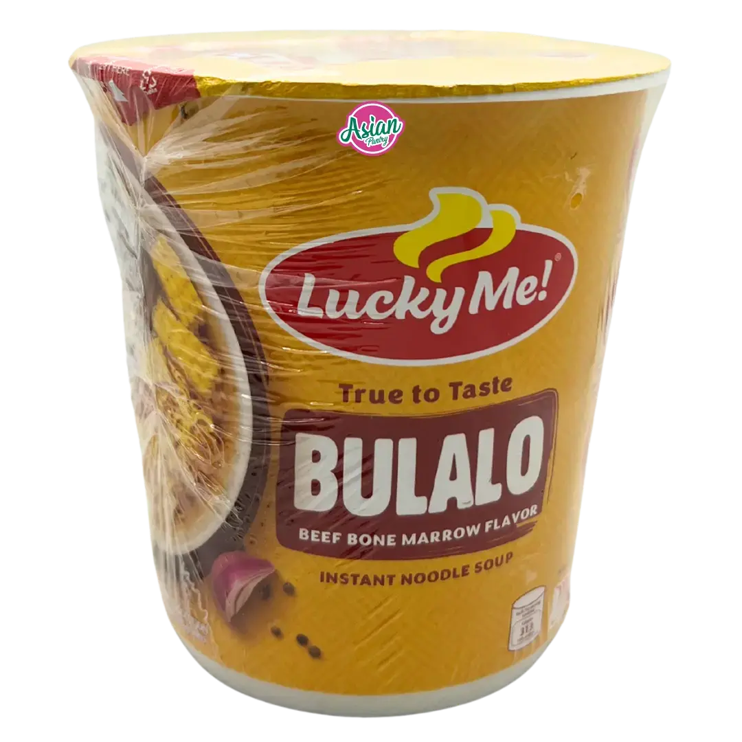 Lucky Me! Instant Cup Noodles Bulalo (Artificial Beef And Bone Marrow) Flavour 70G 1