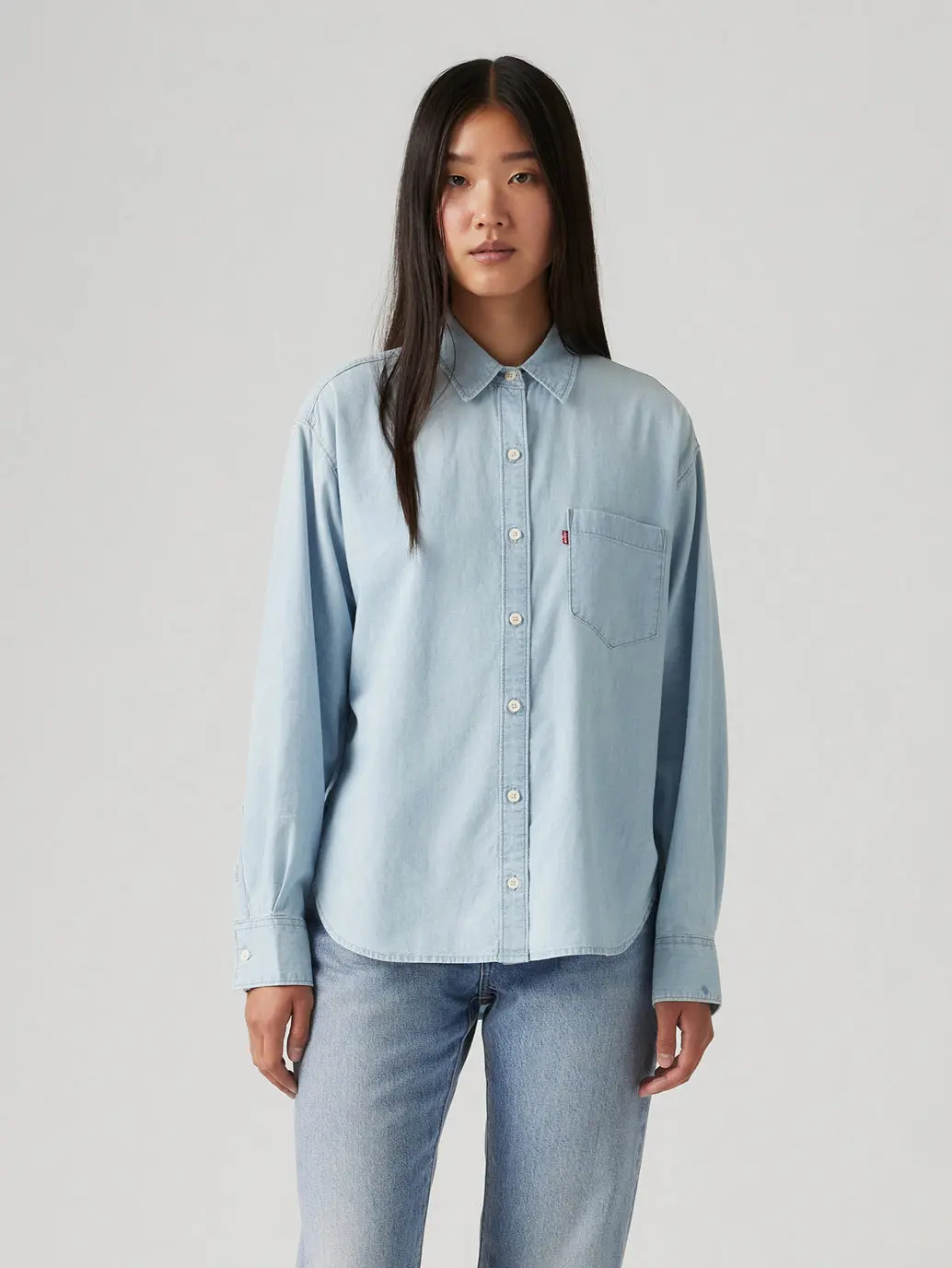 Women's Solid Relaxed Fit Shirt 1