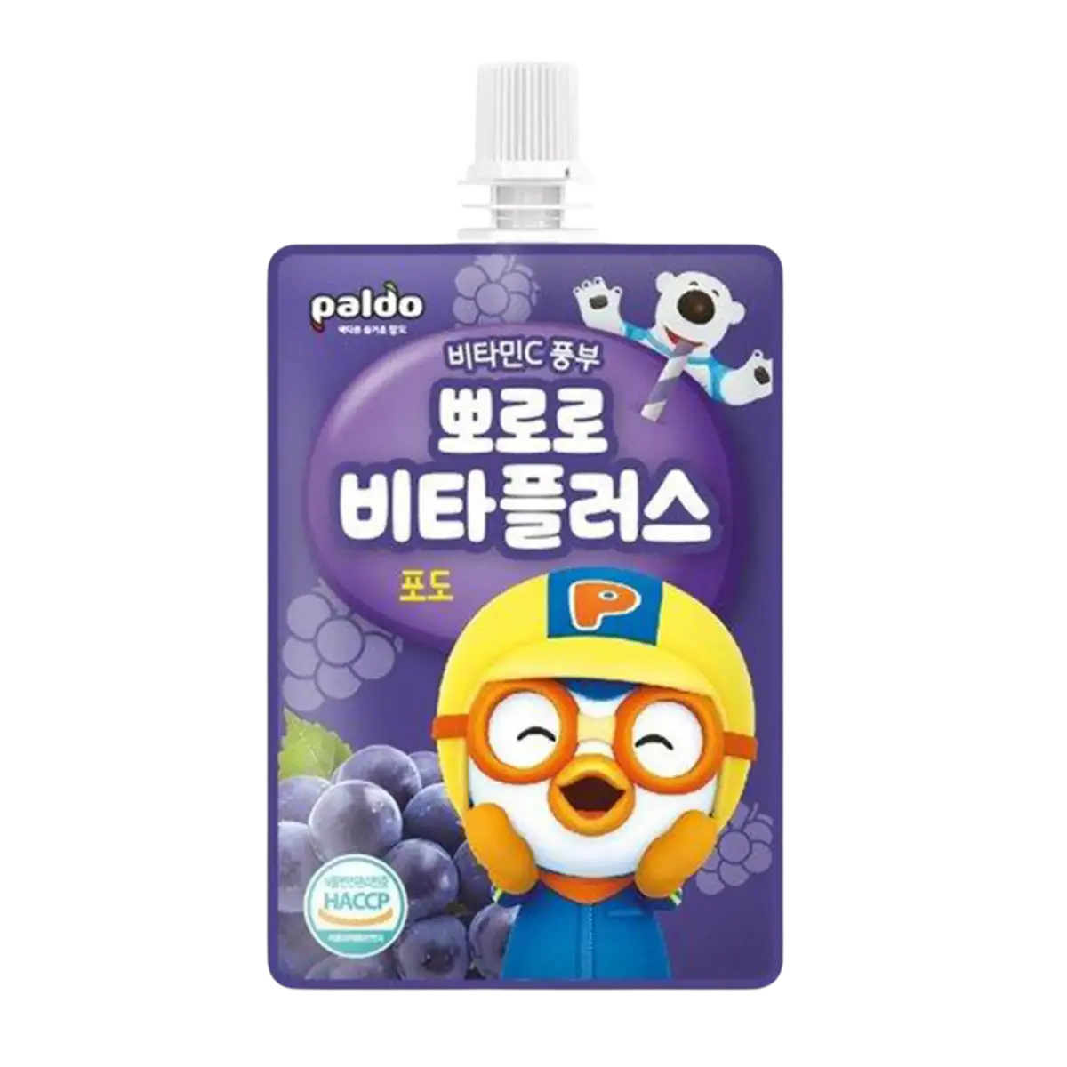 Paldo Pororo Vita Plus Grape Flavour 100Ml 1
