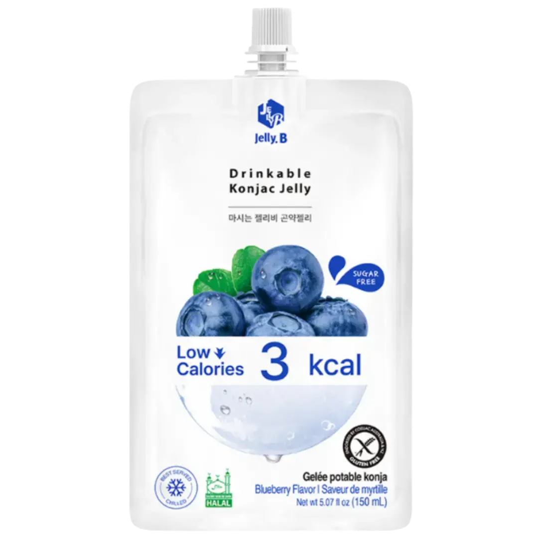 Jelly B Drinkable Konjac Jelly Blueberry Flavour 150Ml 1