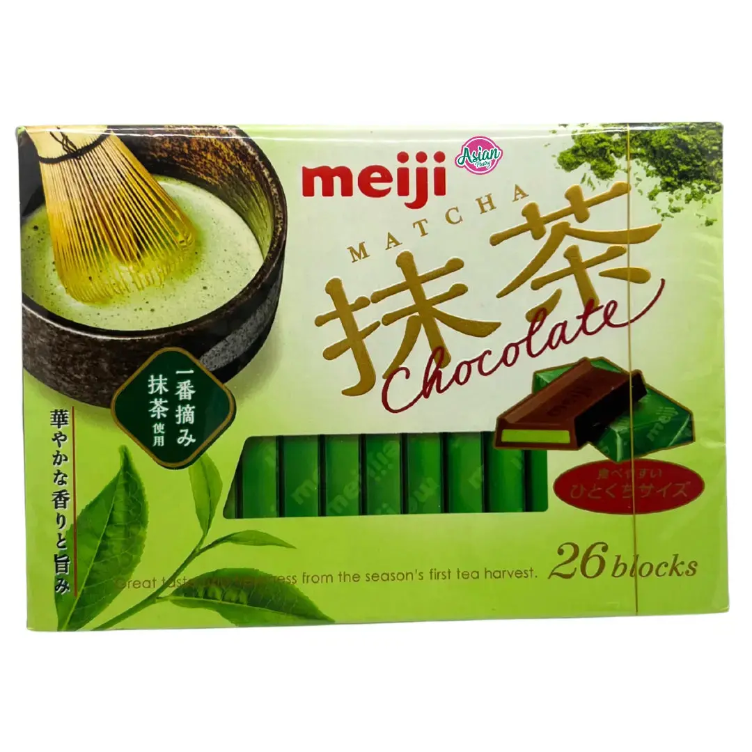 Meiji Matcha Chocolate Box 120G 1