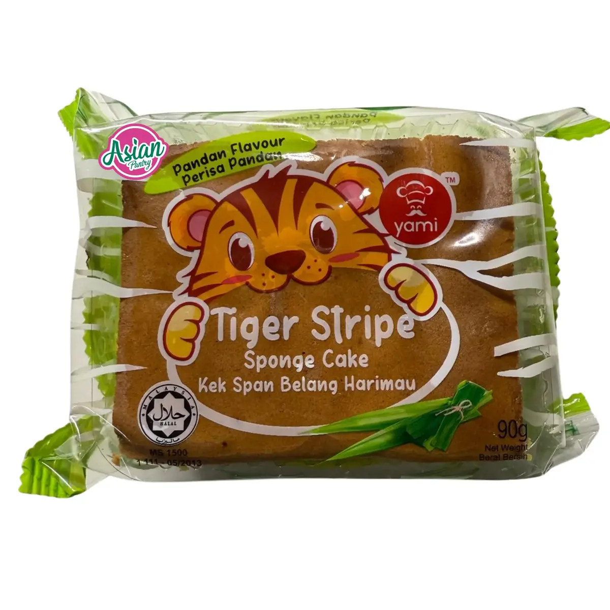 Yami Sponge Cake With Tiger Stripe Pandan 90G (Bbd: 29/01/26) 1