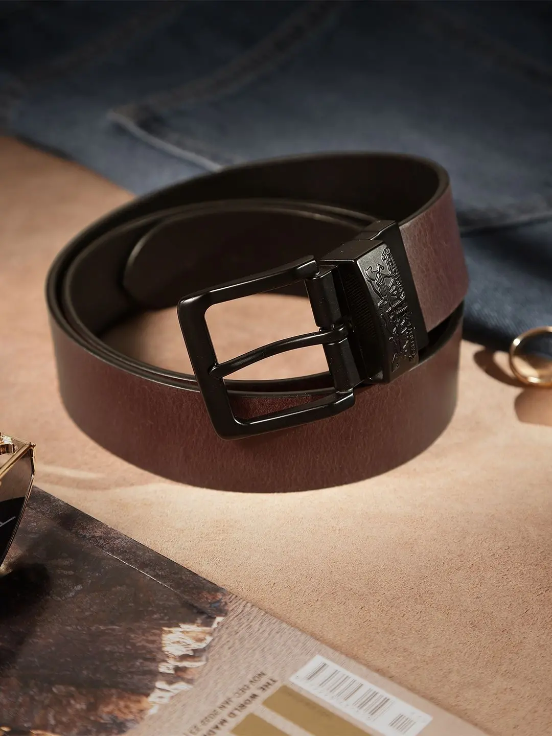 Men's Multicolored Reversible Belt 1