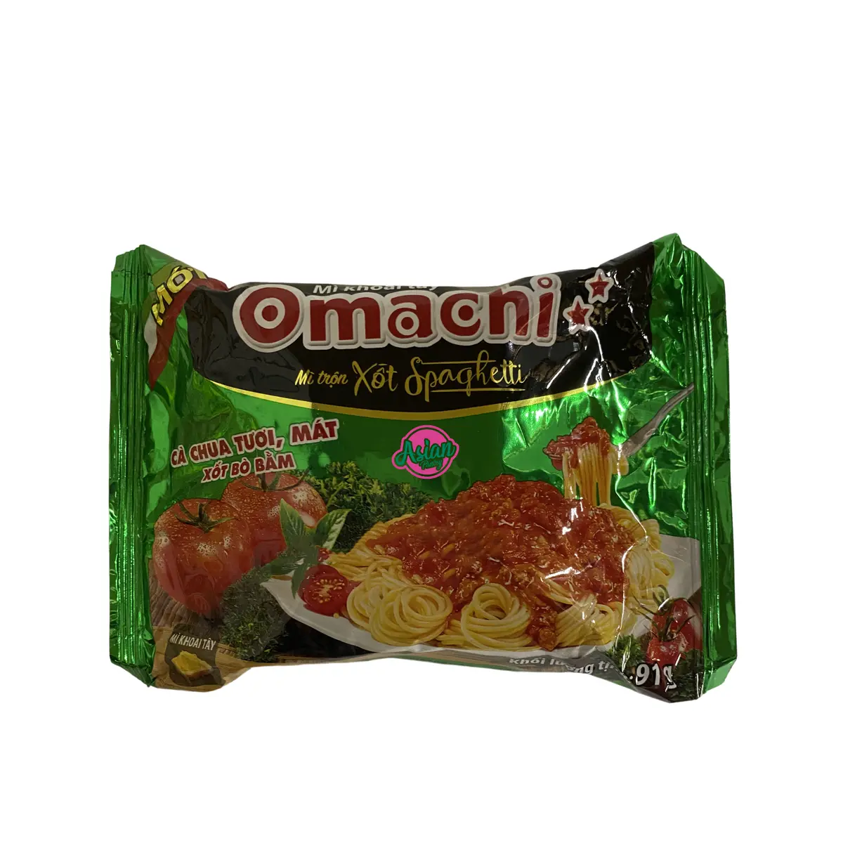 Omachi Noodles Spaghetti Flavour 91G 1