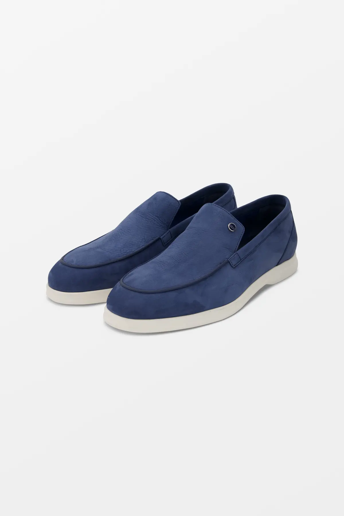 Zilli Blue Nubuck Casual Loafers 1