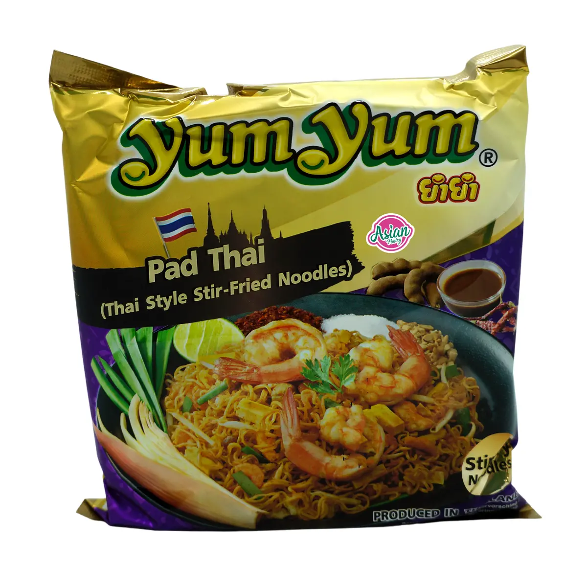 Yum Yum Pad Thai Stir-Fried Noodles 100G 1