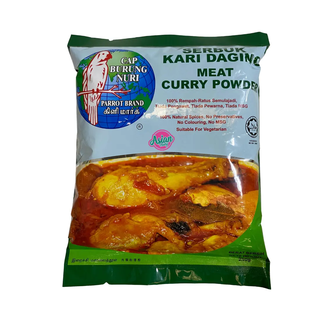 Parrot Brand Meat Curry Powder 250G 1