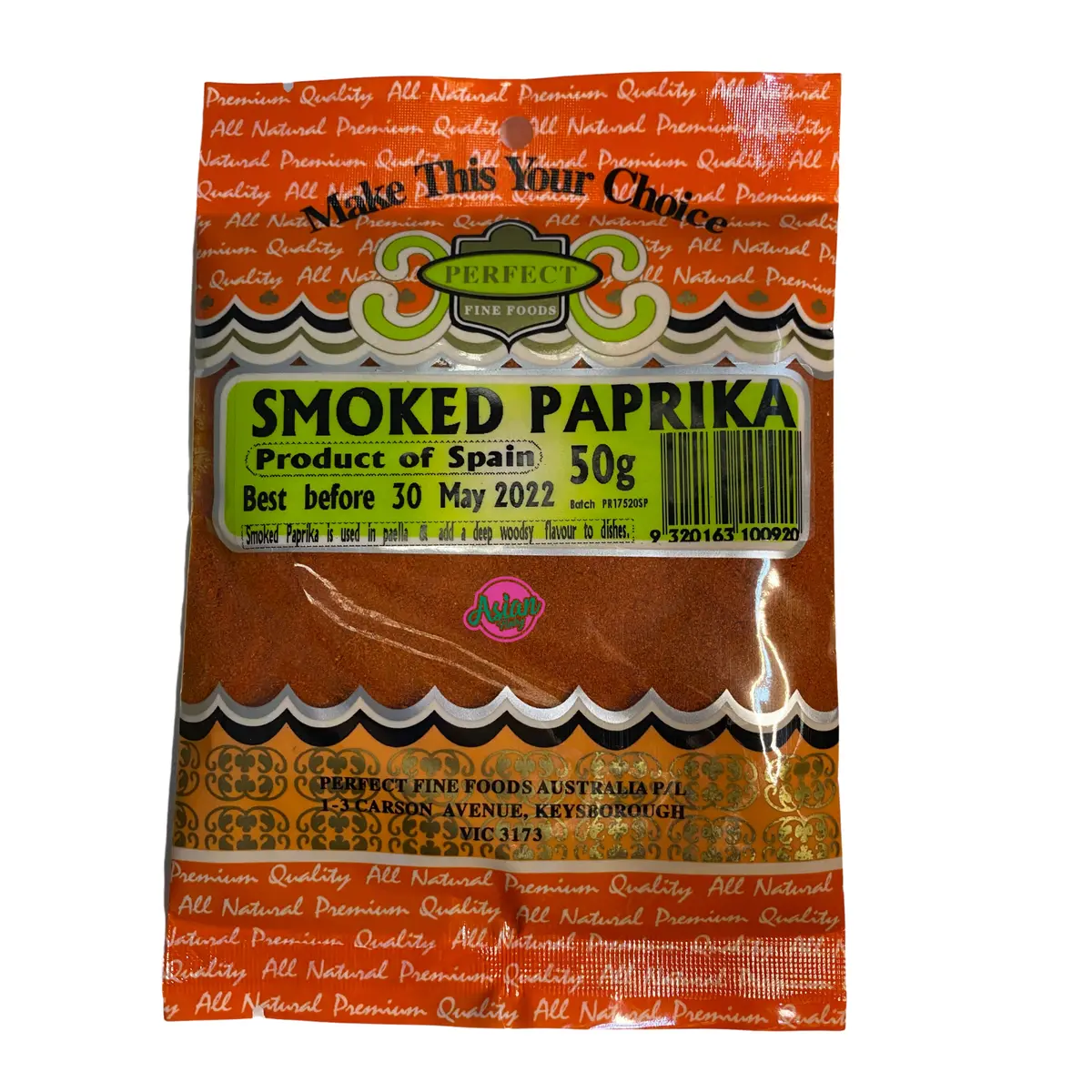 Perfect Fine Foods Smoked Paprika 50G 1