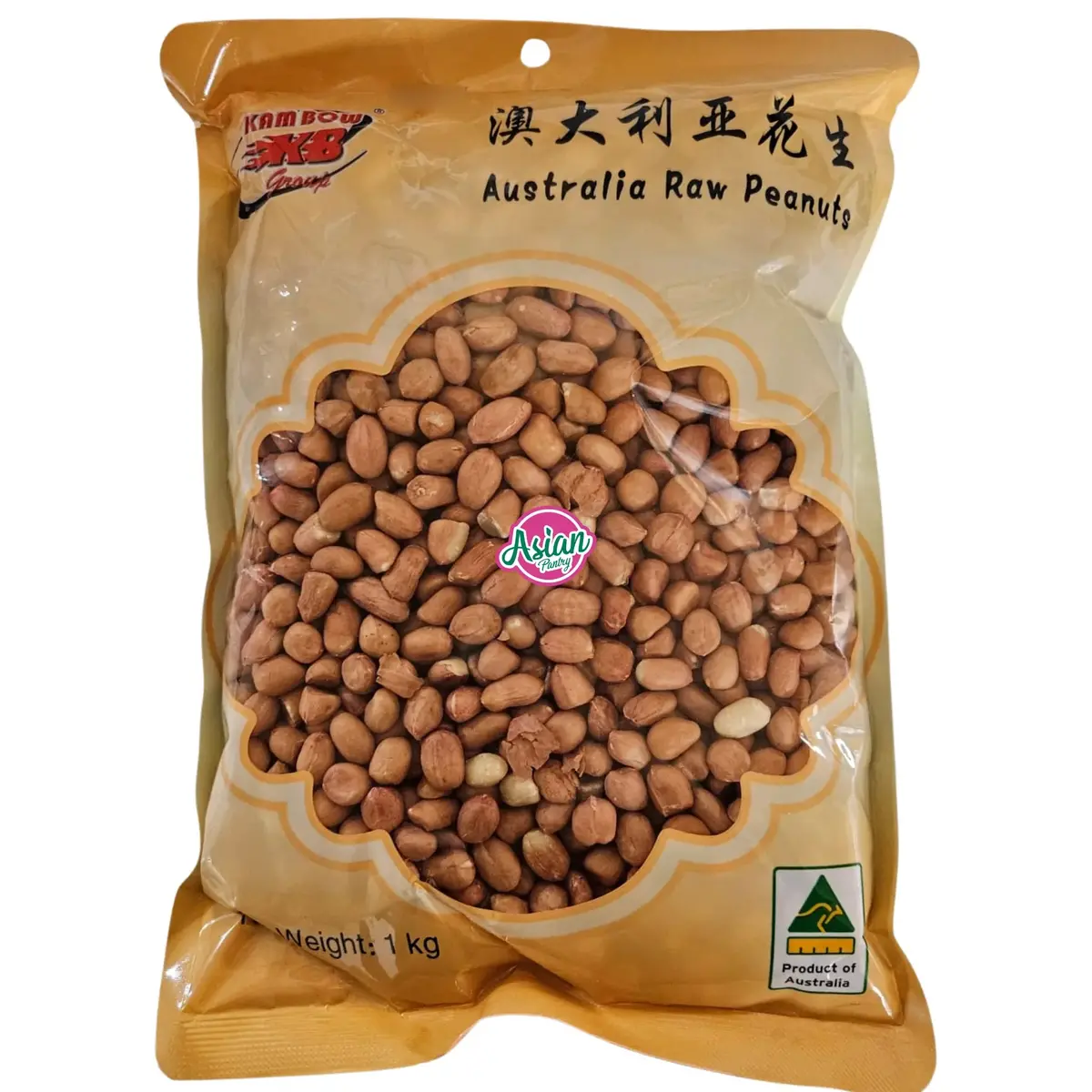 Kambow Raw Peanut With Skin 1Kg 1