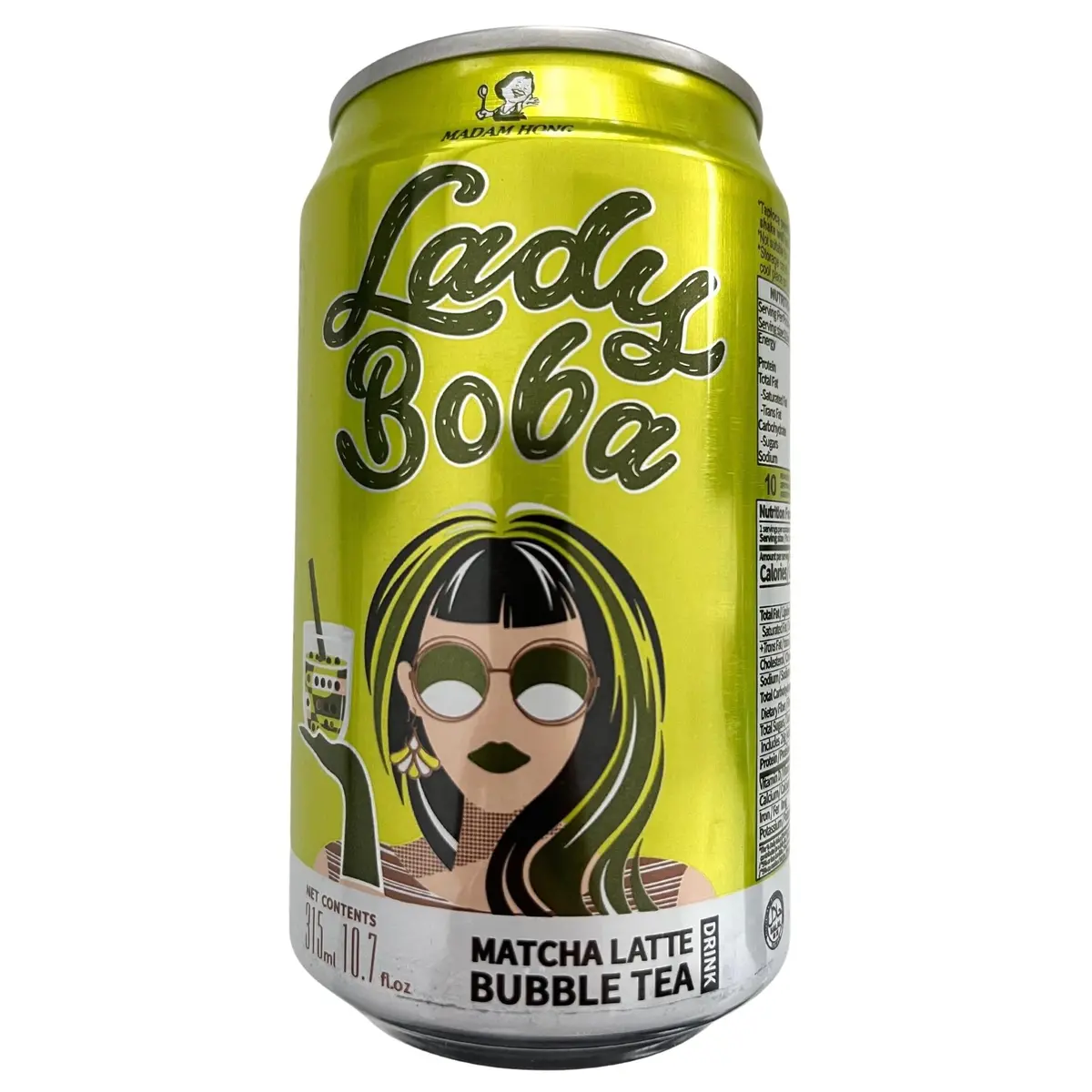 Madam Hong Matcha Latte Bubble Tea 315Ml 1