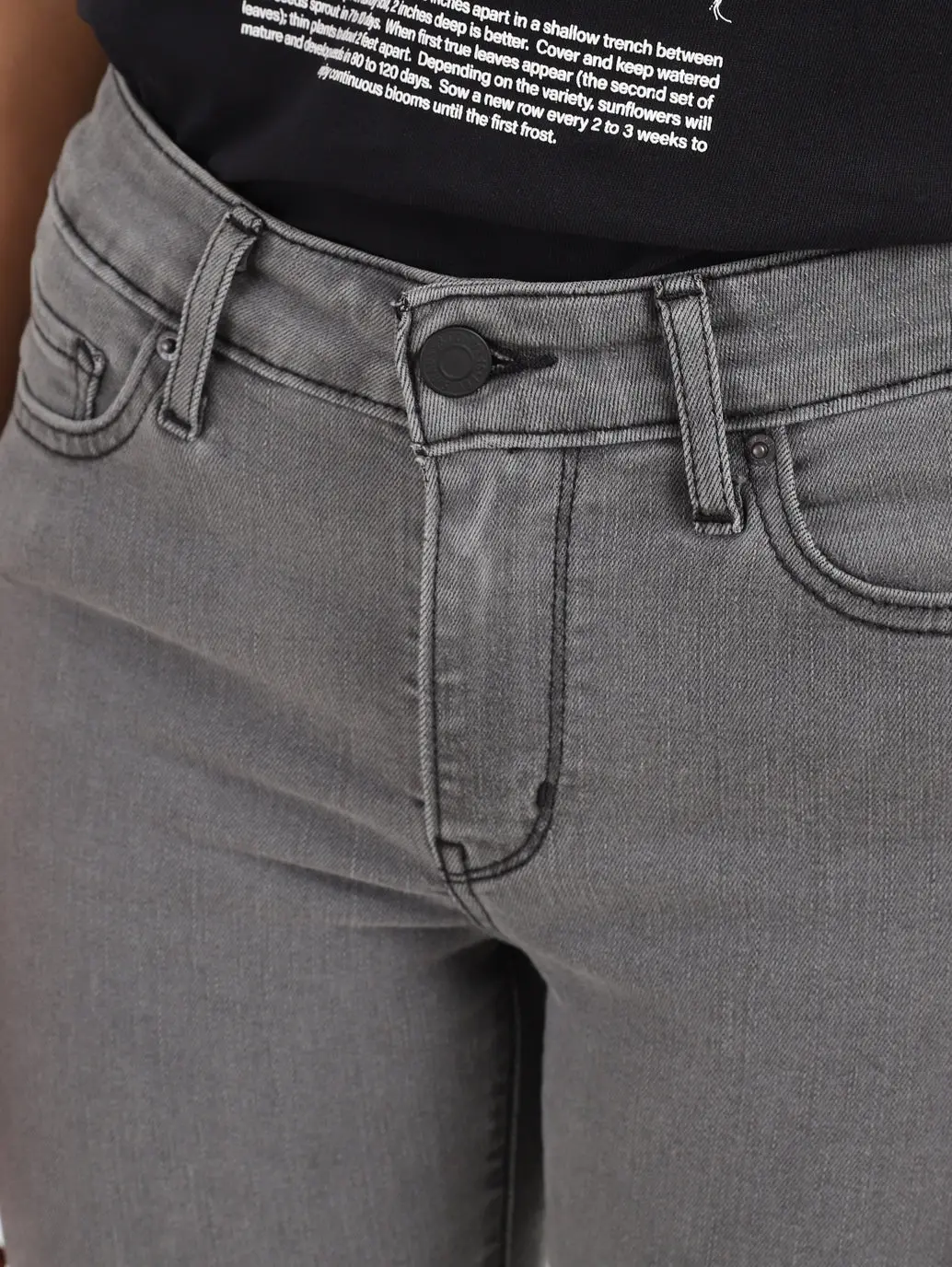 Women's 711 Grey Skinny Fit Mid Rise Jeans 5