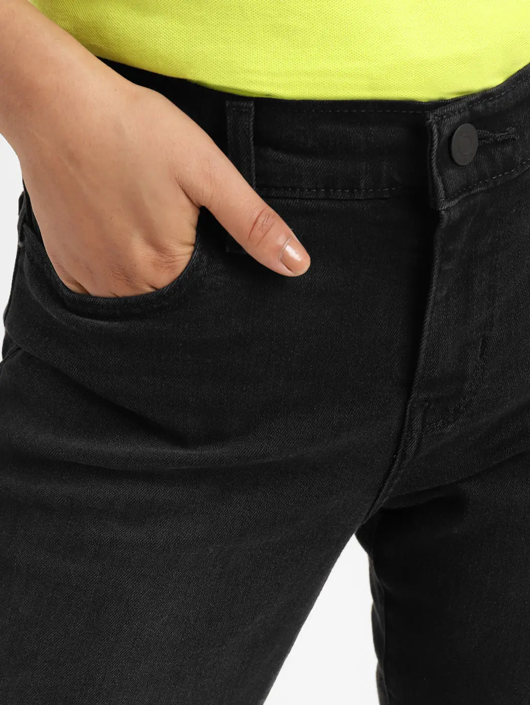 Women's 710 Black Skinny Fit Mid Rise Jeans 5