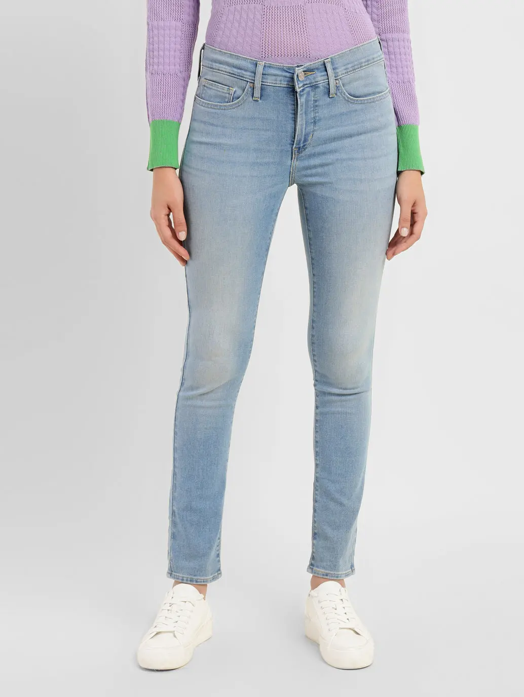 Women's 311 Blue Skinny Fit Mid Rise Jeans 1