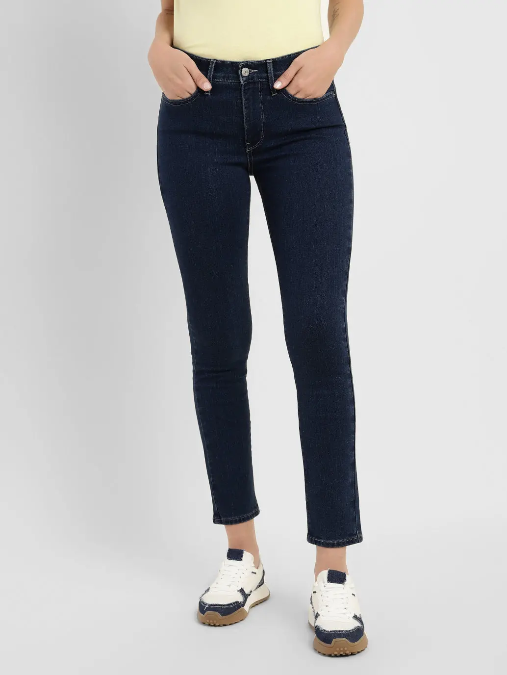 Women's 311 Blue Skinny Fit Mid Rise Jeans 1