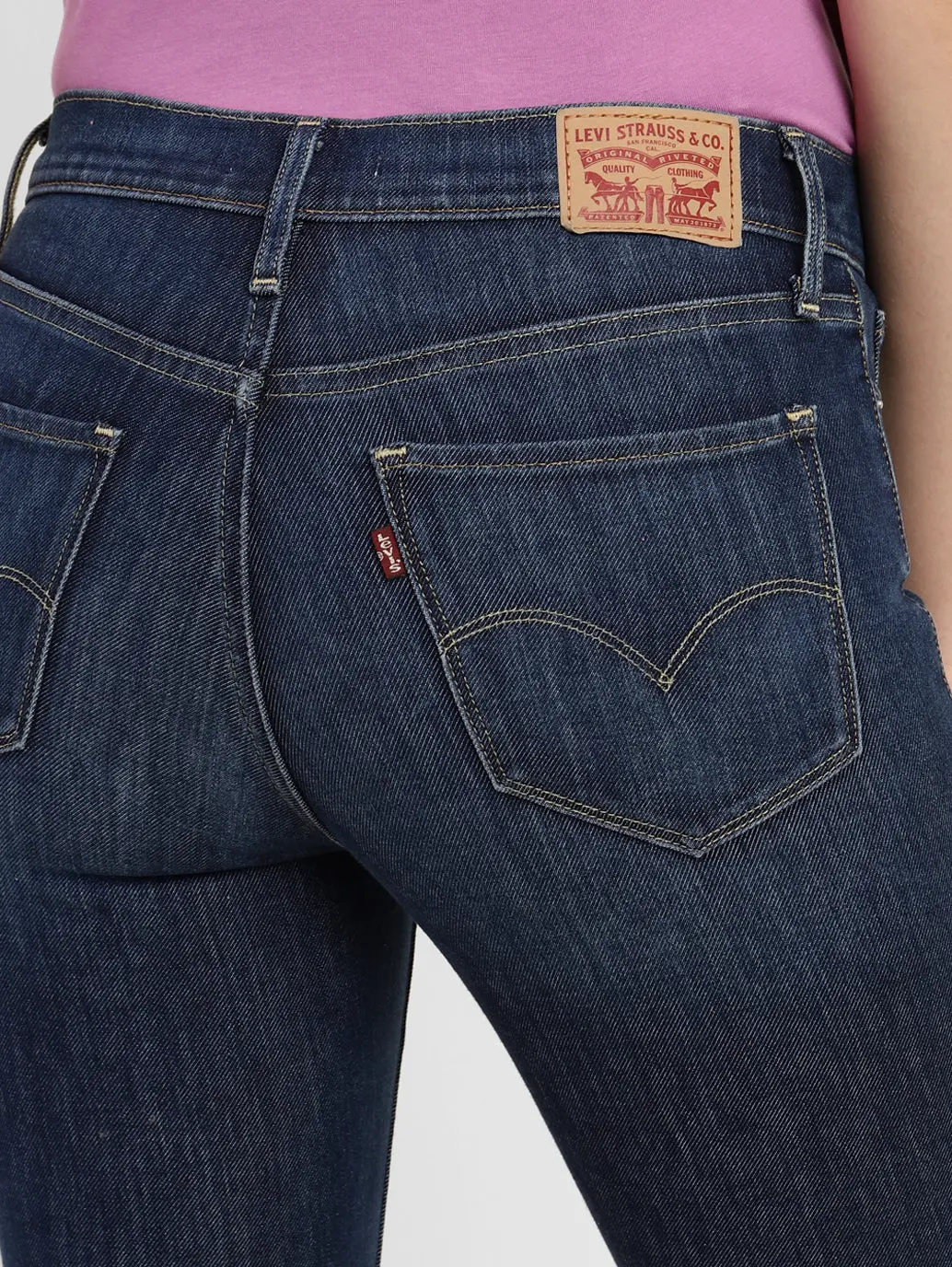 Women's 311 Blue Skinny Fit Mid Rise Jeans 6