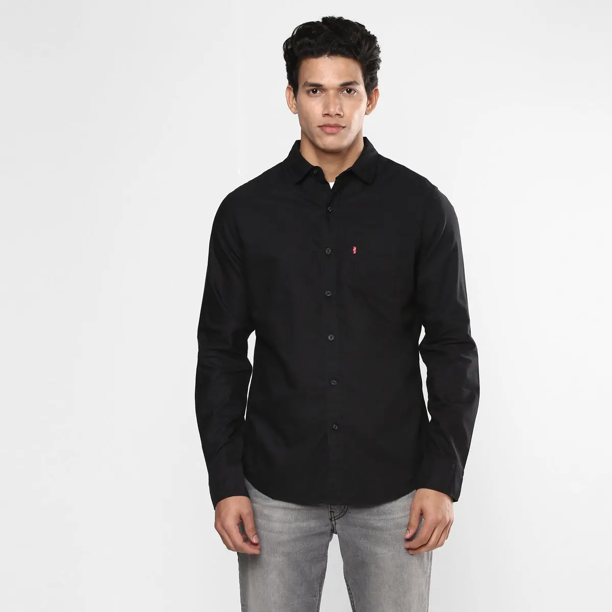 Men's Solid Slim Fit Shirt 1
