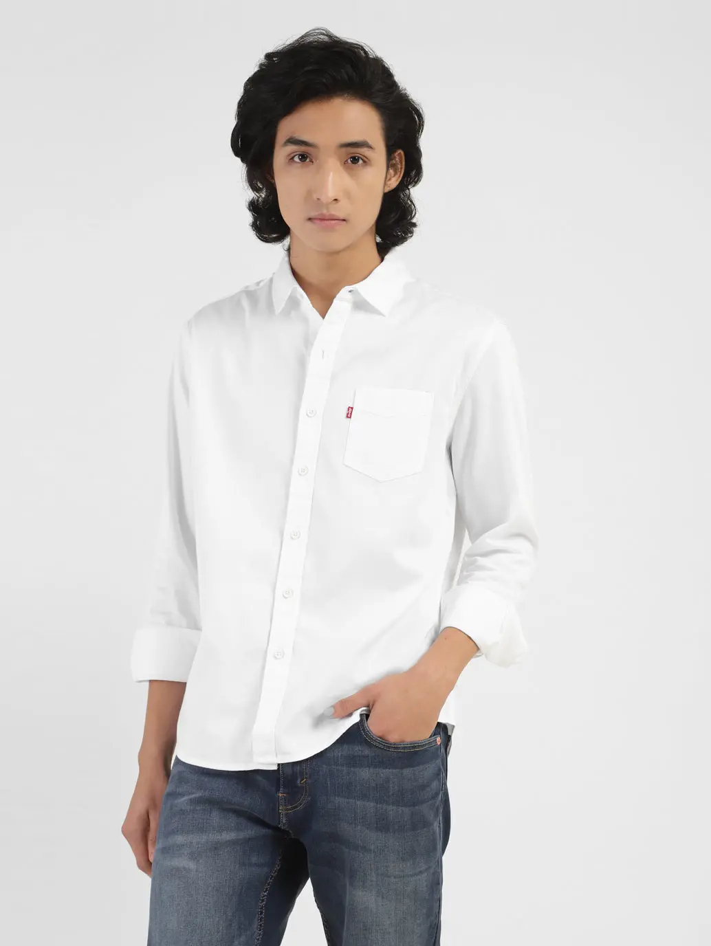 Men's Solid Slim Fit Shirt 1
