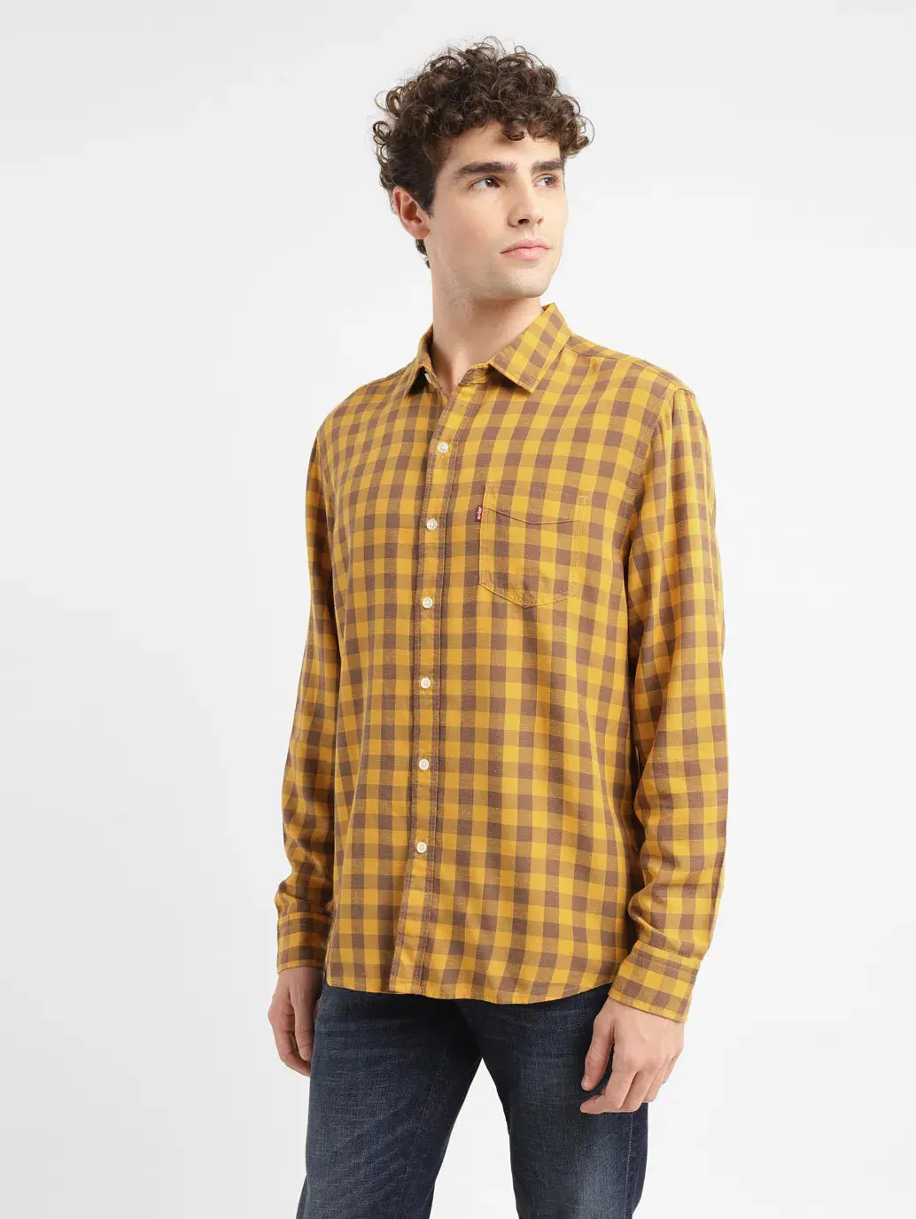 Men's Checkered Slim Fit Shirt 4