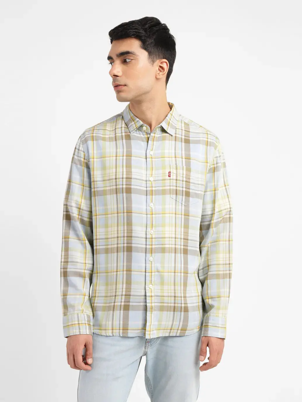 Men's Checkered Slim Fit Shirt 1