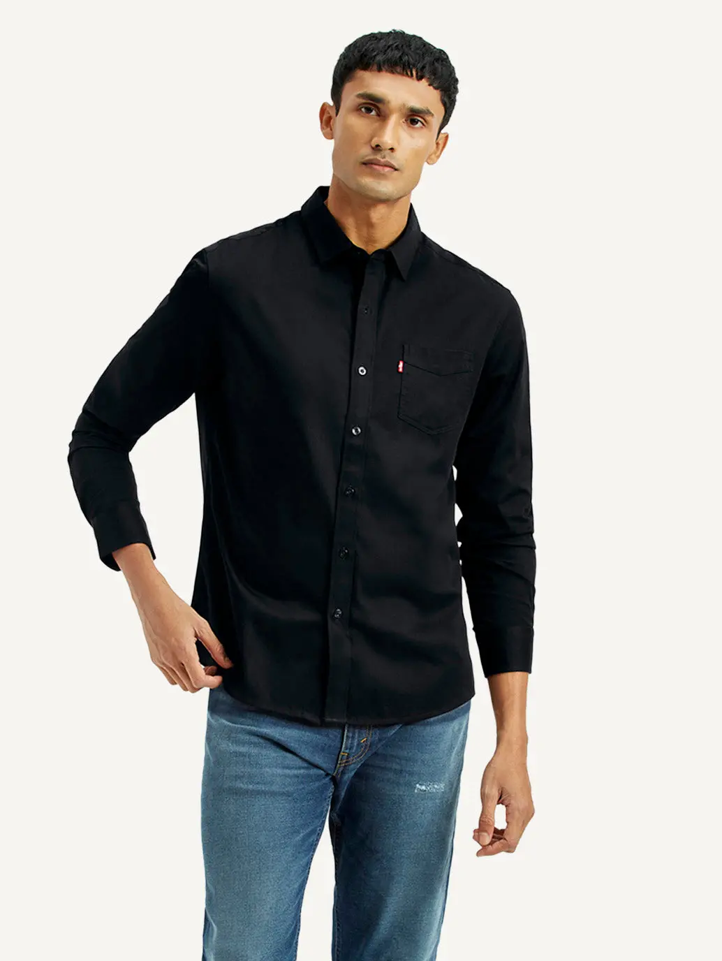 Men's Solid Slim Fit Shirt 1