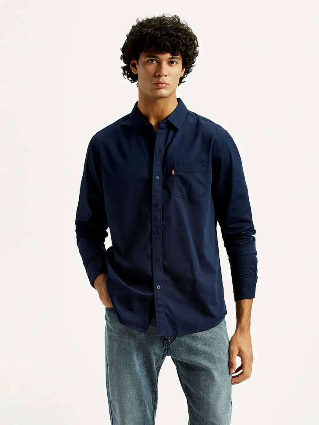 Men's Solid Slim Fit Shirt 1