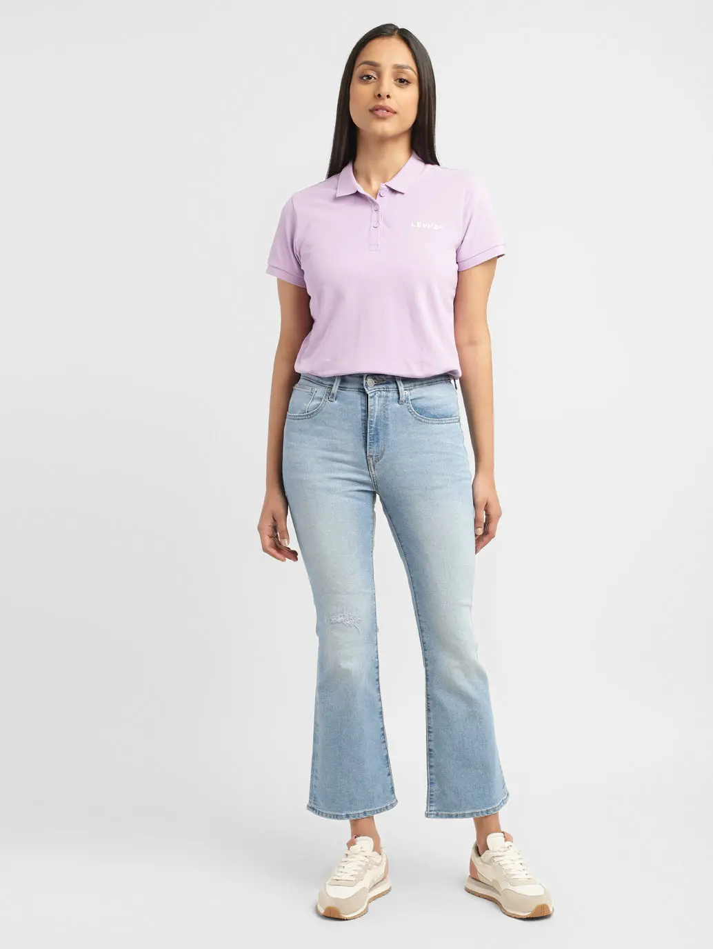 Women's 725 Blue Bootcut Fit High Rise Jeans 1