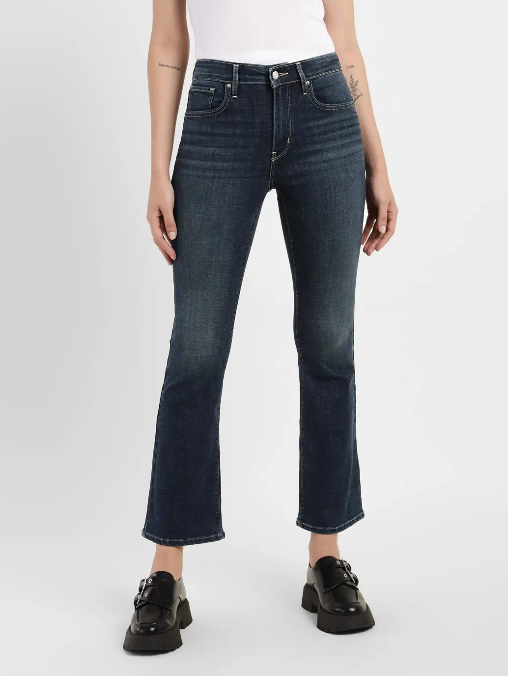 Women's 725 Blue Bootcut Fit High Rise Jeans 1