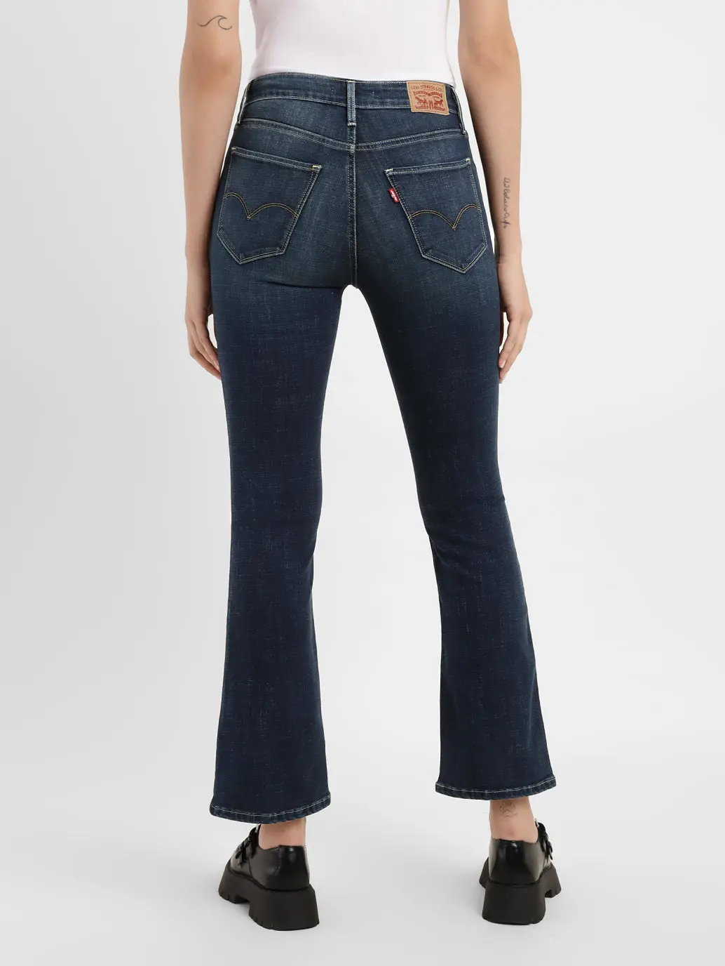 Women's 725 Blue Bootcut Fit High Rise Jeans 3