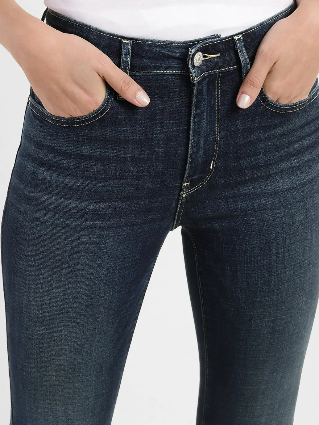 Women's 725 Blue Bootcut Fit High Rise Jeans 6