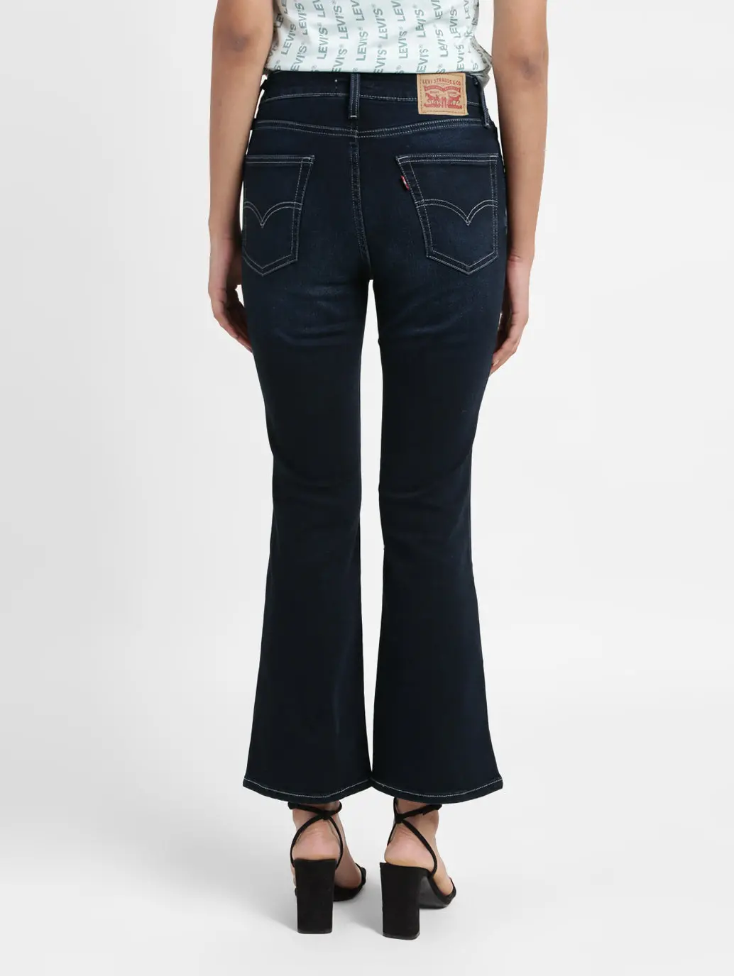 Women's 725 Black Bootcut Fit High Rise Jeans 3