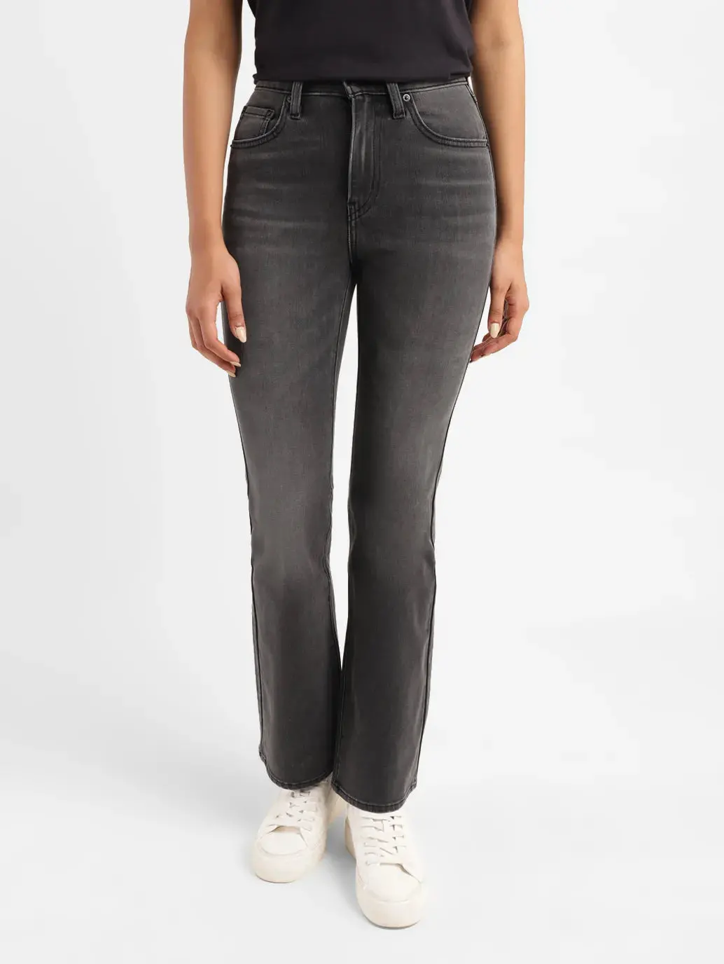 Women's 725 Grey Bootcut Fit High Rise Jeans 2