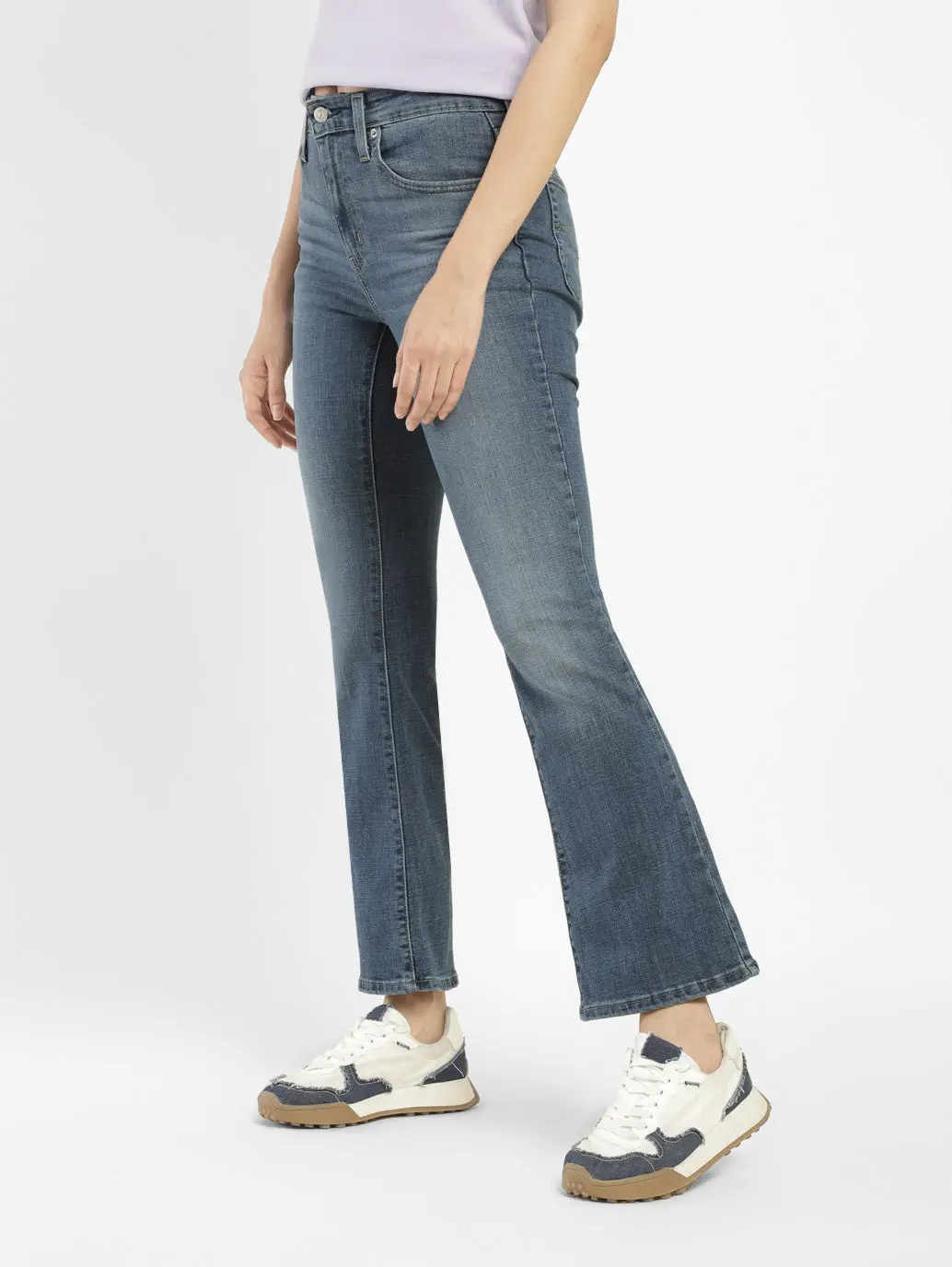 Women's 725 Blue Bootcut Fit High Rise Jeans 3