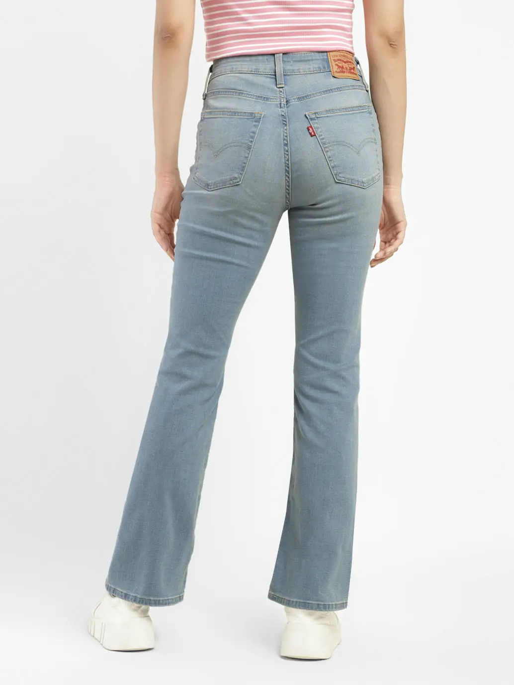 Women's 725 Blue Bootcut Fit High Rise Jeans 2