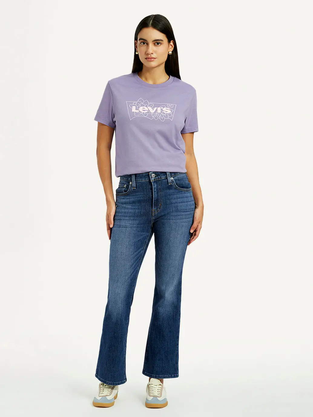 Women's 725 Dark Indigo Bootcut Fit High Rise Jeans 1
