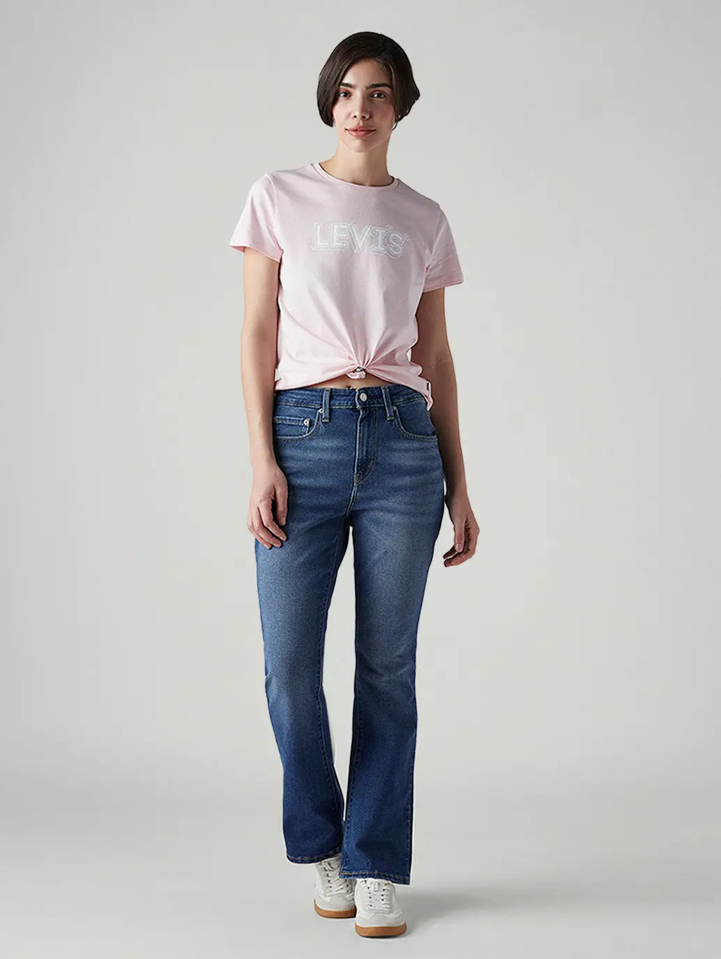 Women's 725 Med Indigo Bootcut Fit High Rise Jeans 1