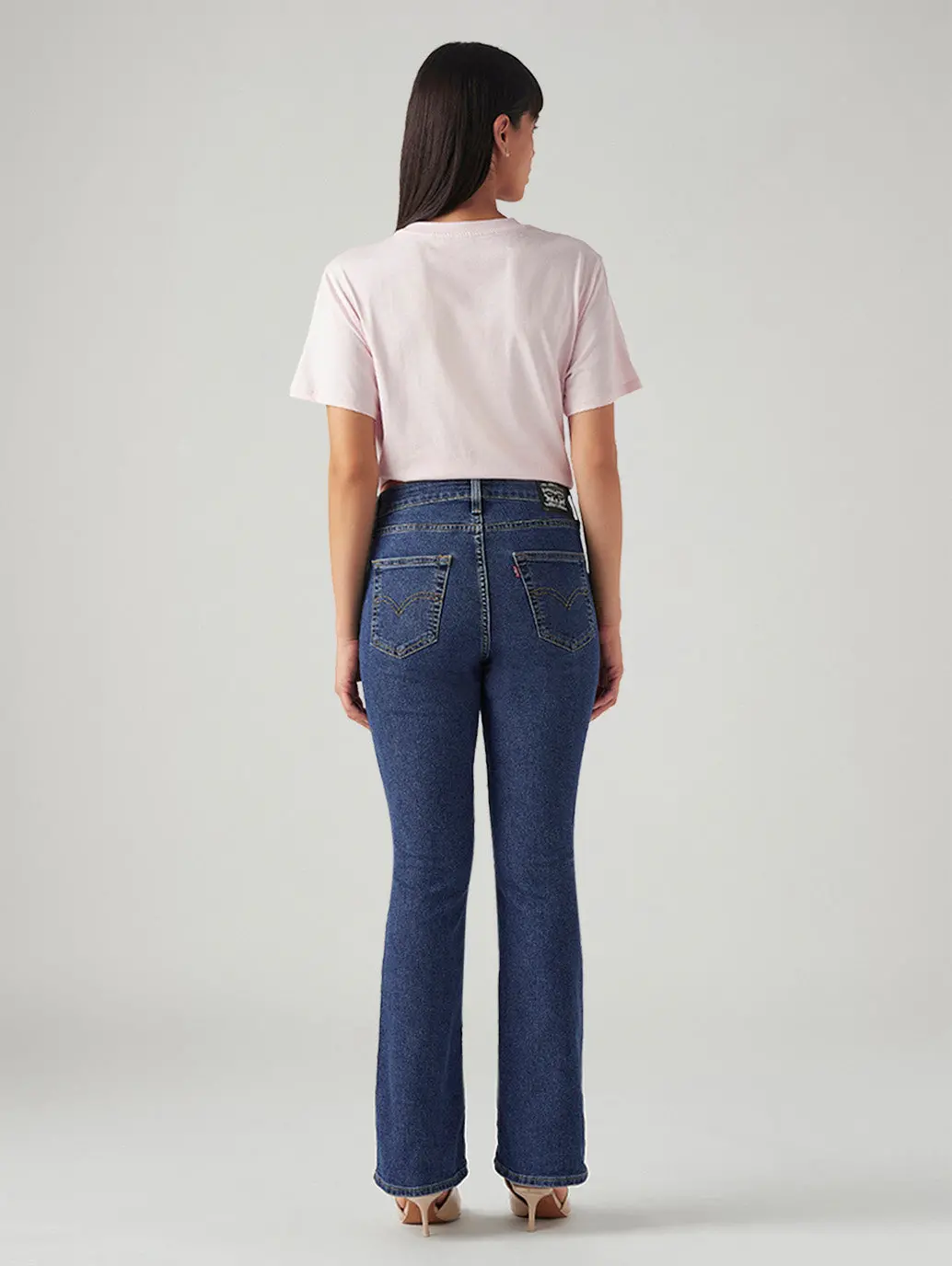 Women's 725 Med Indigo Bootcut Fit High Rise Jeans 3