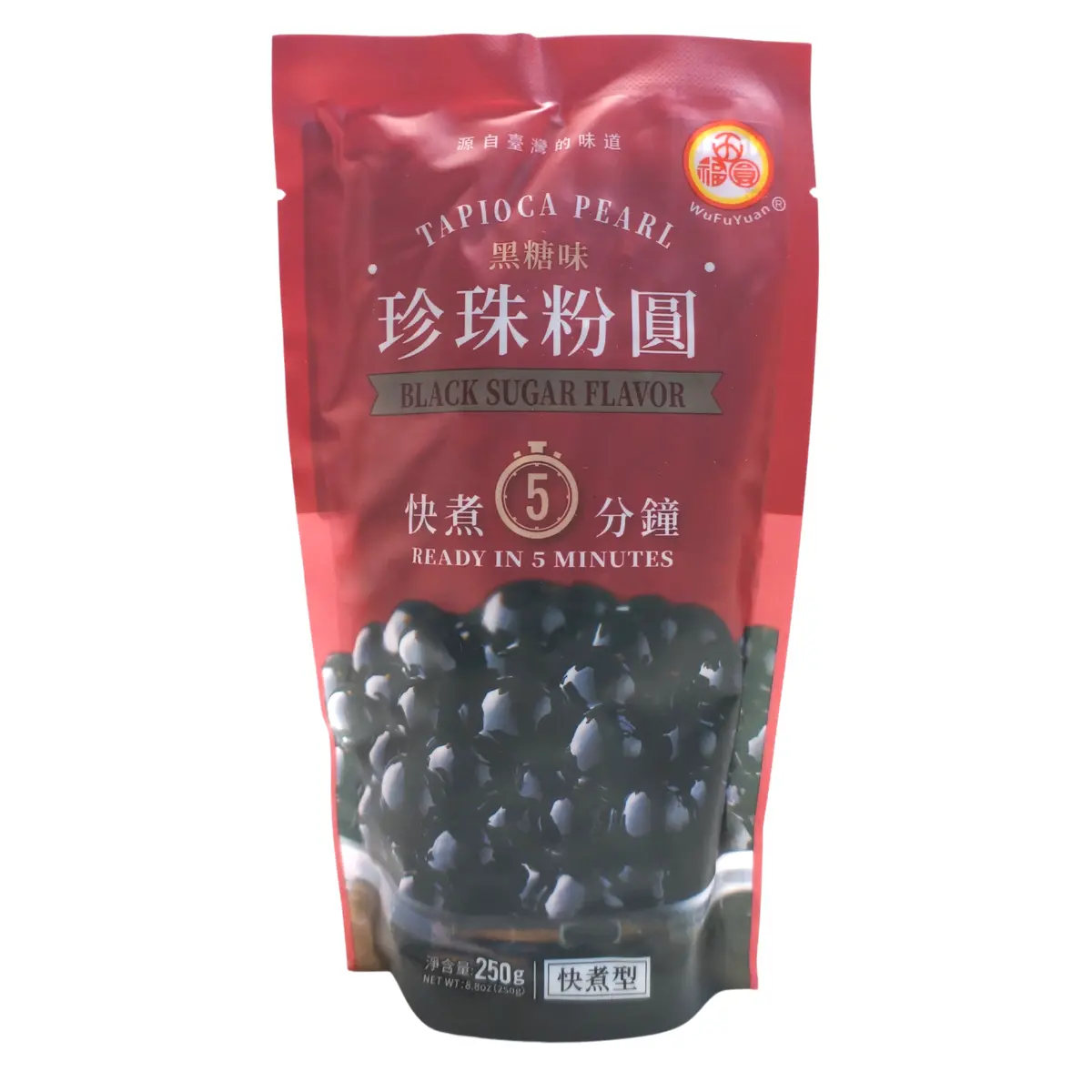 Wufuyuan Tapioca Pearl Black Sugar Flavour 250G 1
