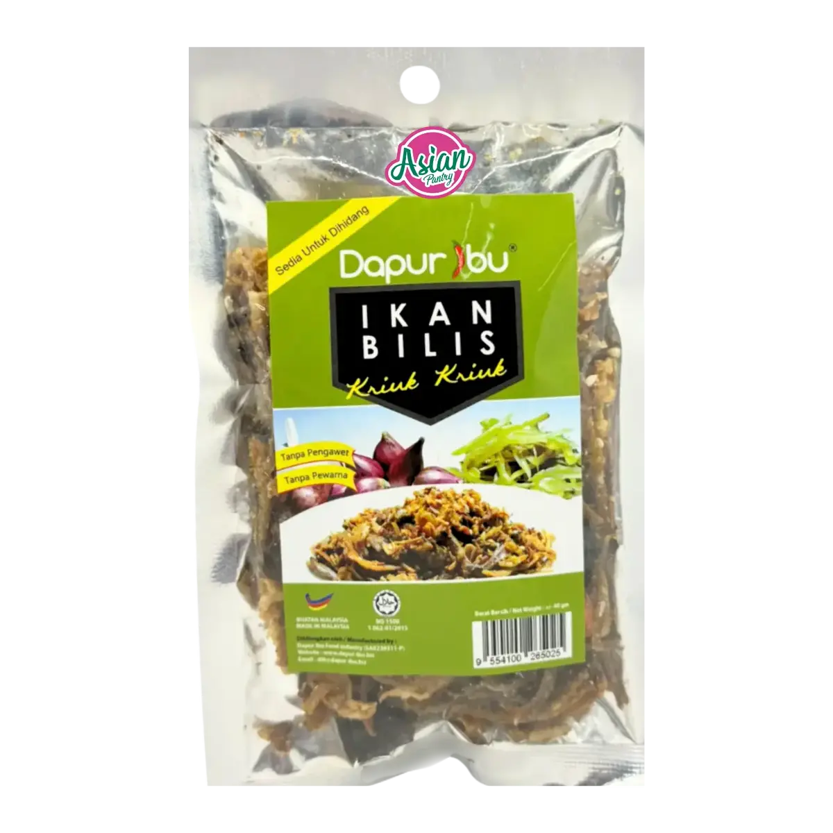 Dapur Ibu Ikan Bilis Crispy Anchovy 40G 1