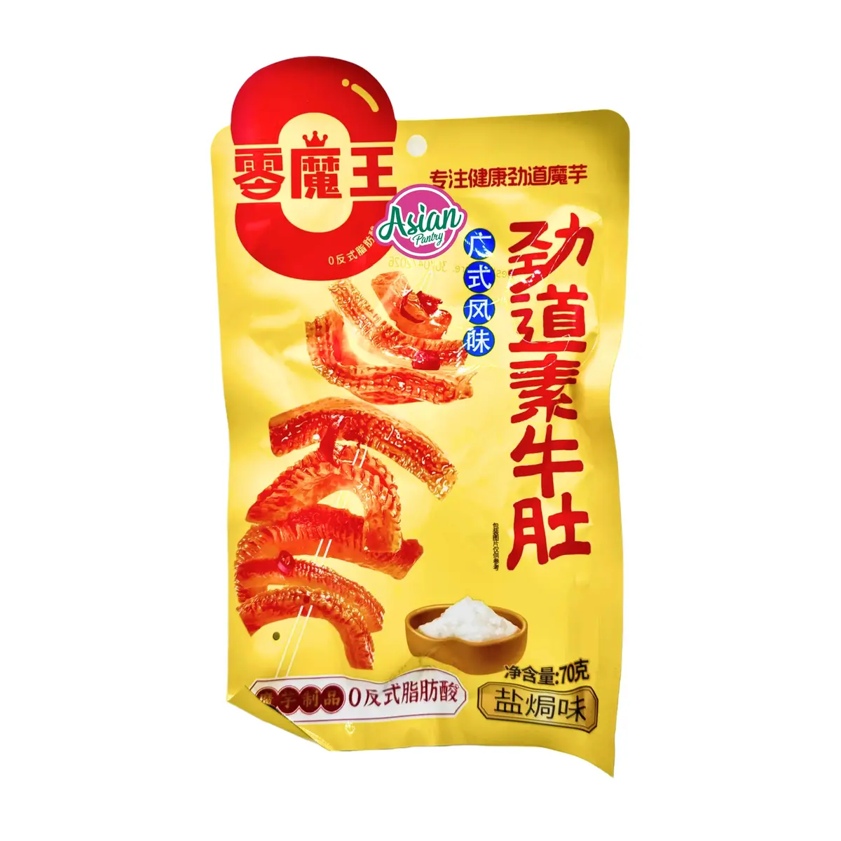 Lingmowang Chewy Vegetarian Konjac (Salt-Baked Flavour) 70G 1