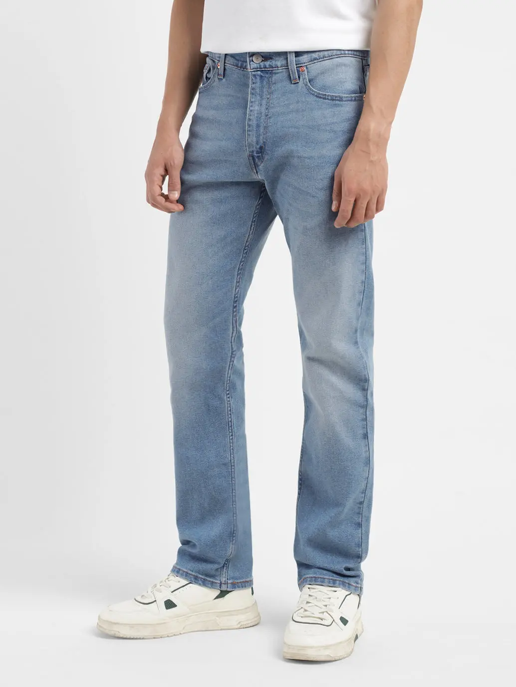 Men's 513 Indigo Slim Straight Fit Mid Rise Jeans 5