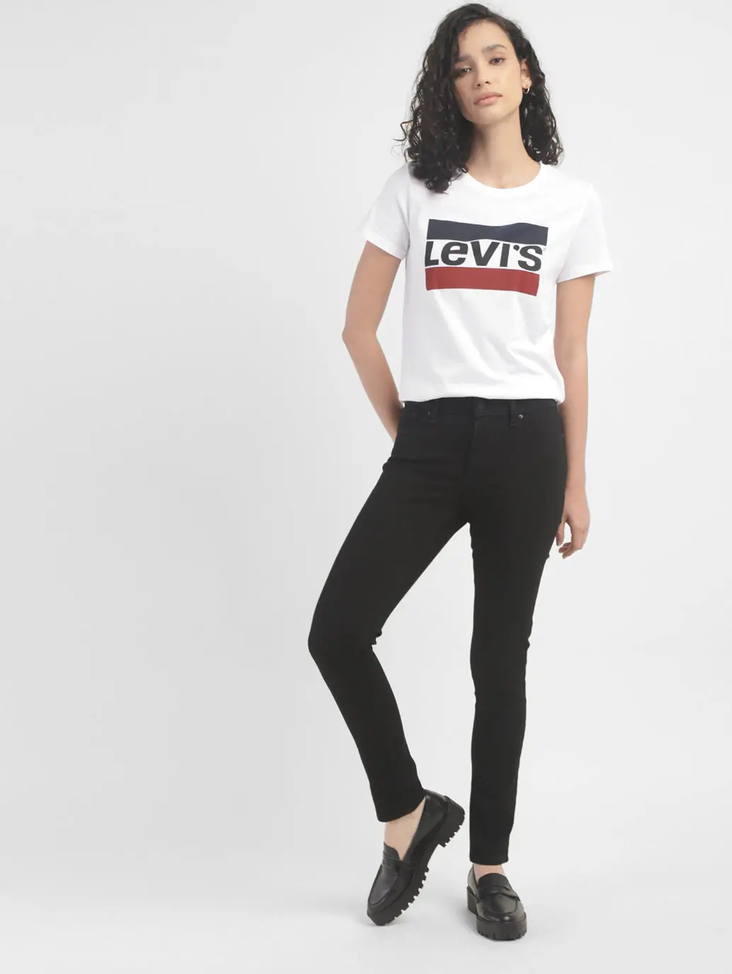 Women's Brand Logo Crew Neck T-Shirt 2