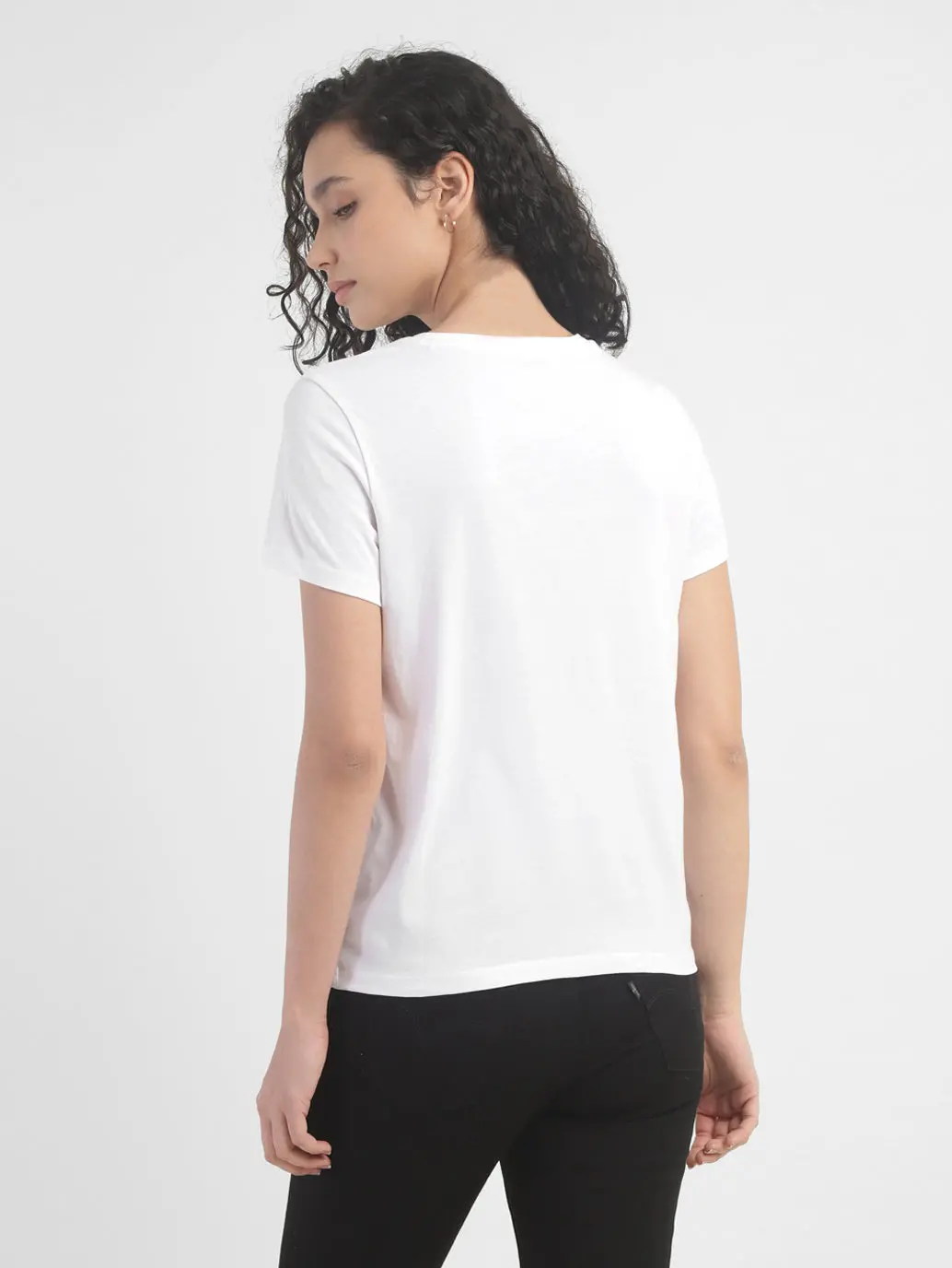 Women's Brand Logo Crew Neck T-Shirt 3