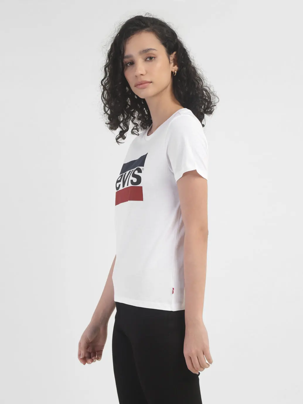Women's Brand Logo Crew Neck T-Shirt 4
