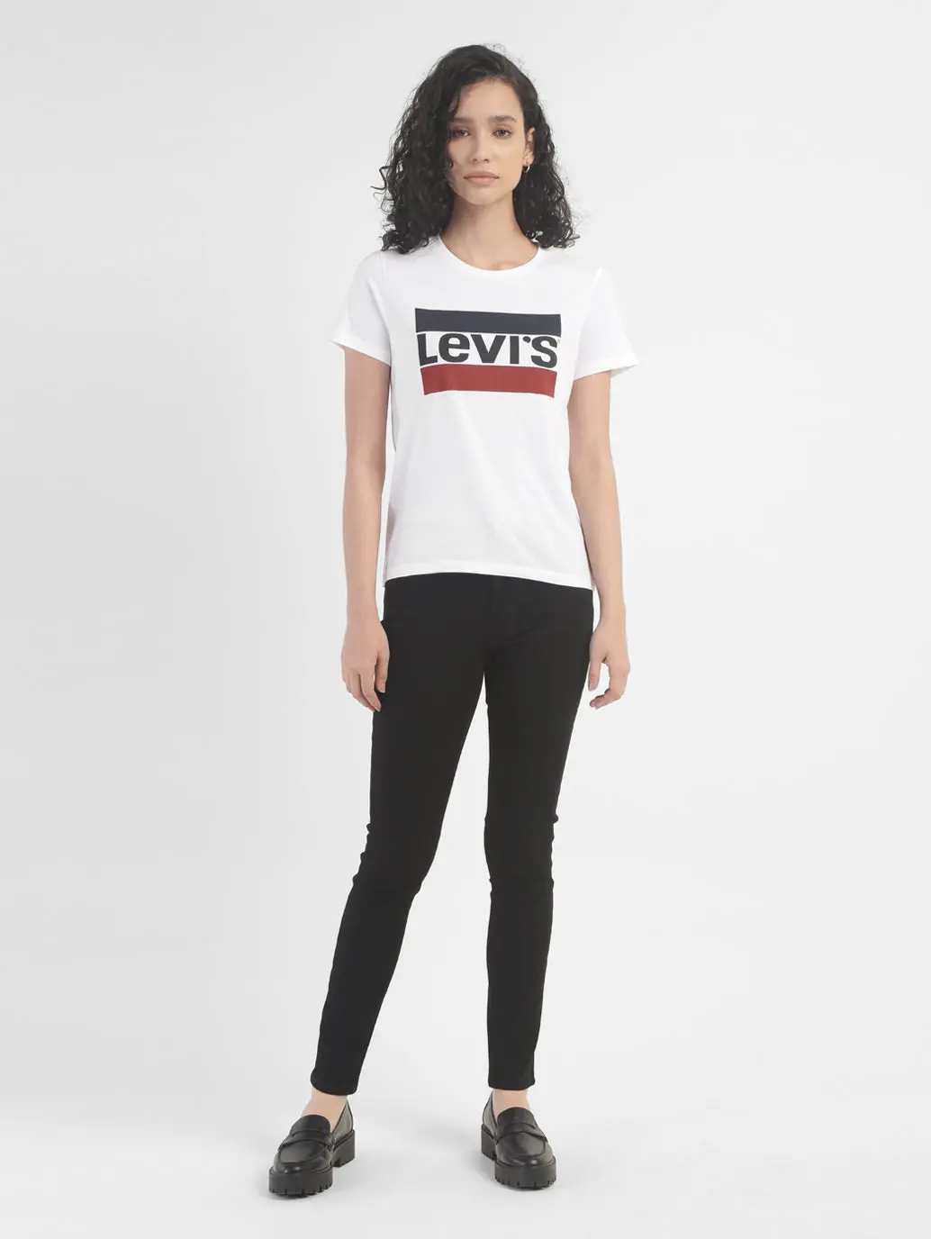 Women's Brand Logo Crew Neck T-Shirt 5