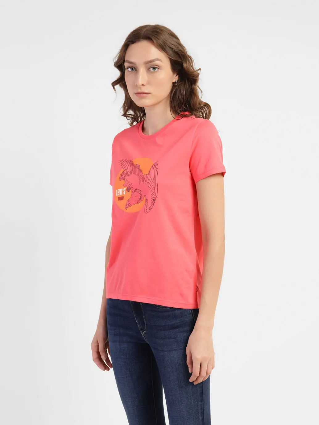 Women's Graphic Crew Neck T-Shirt 4